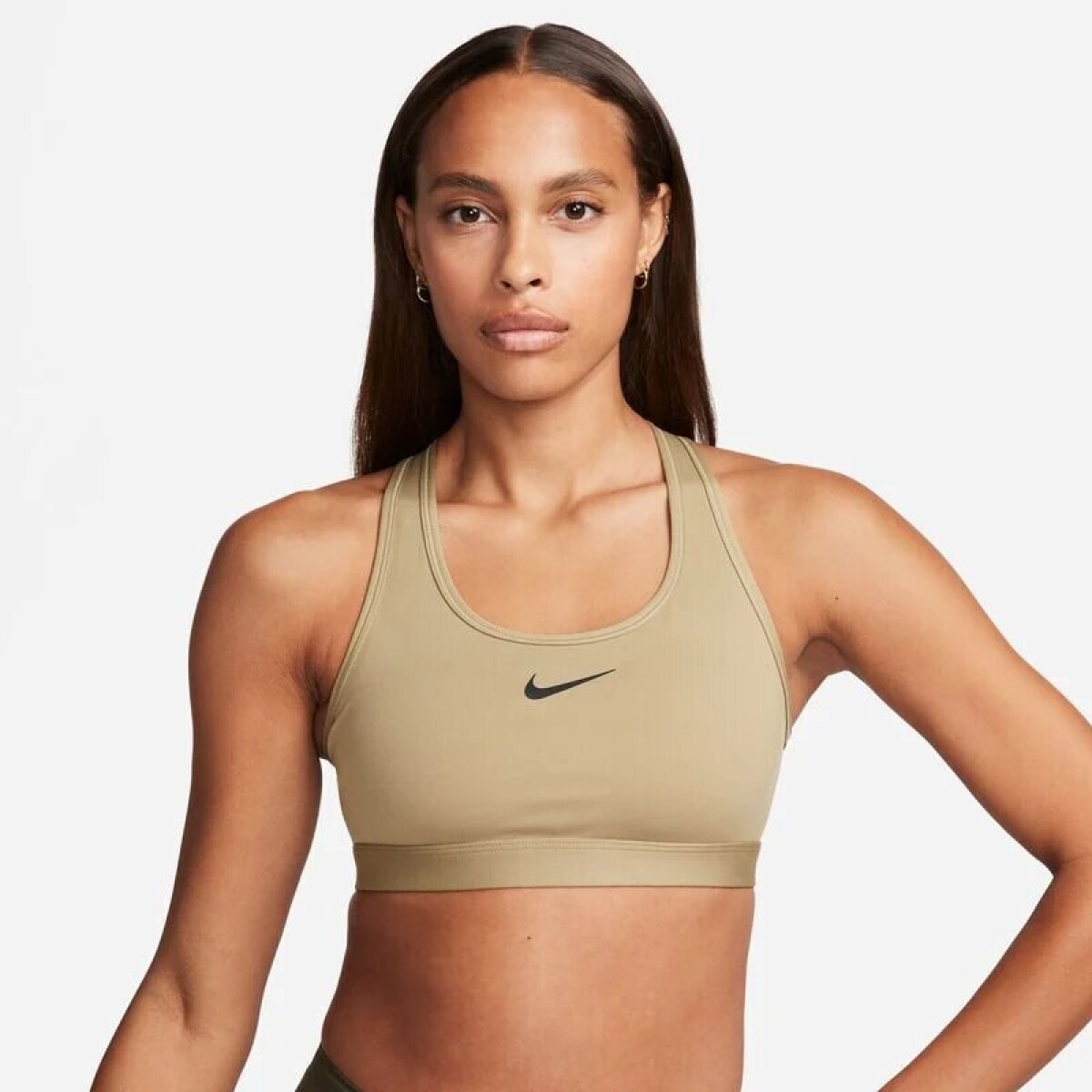 Top Nike Swoosh Medium Support - Top Nike Swoosh Med Support 