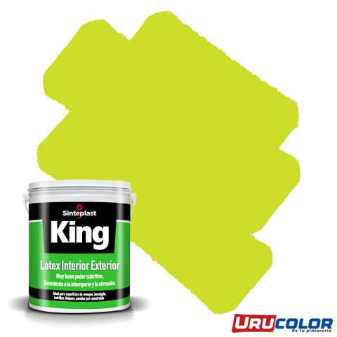 King Latex Latex interior exterior Verde Limón