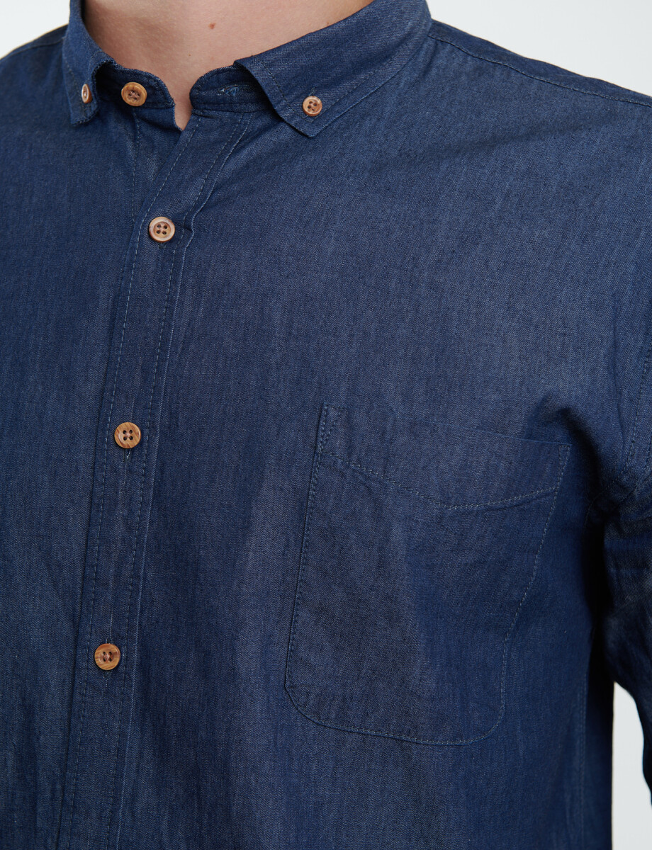 012614 CAMISA HARRY Azul Oscuro