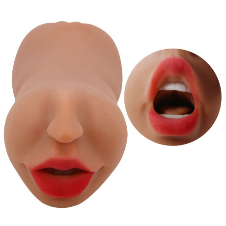 Masturbador Boca Vagina Realística Crazy Bull Zoey Marrón Masturbador Boca Vagina Realística Crazy Bull Zoey Marrón