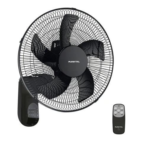 Ventilador De Pared Punktal 40 Cm C/control 5 Aspas VENTILADOR PUNKTAL PARED PK-422
