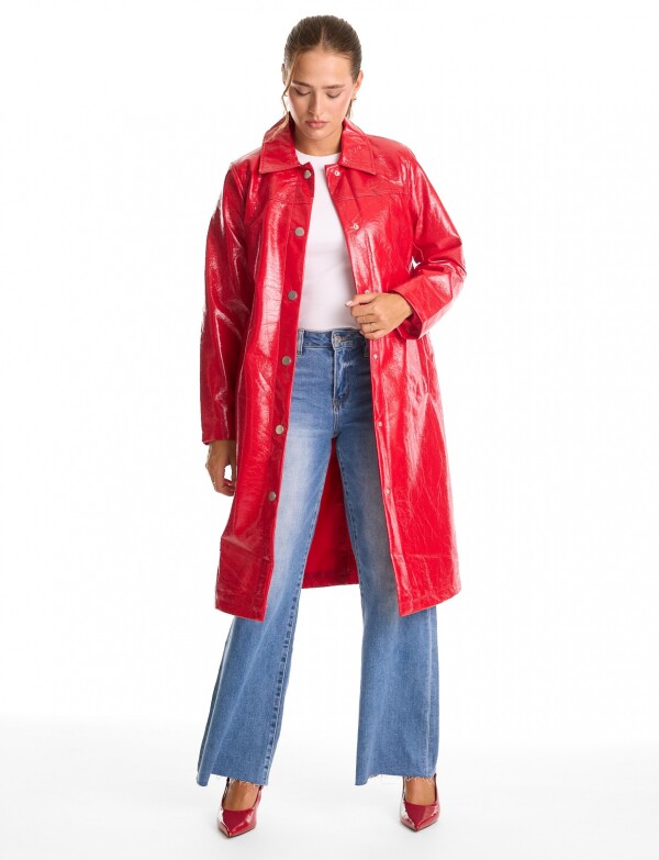 Chaqueta Charol ROJO