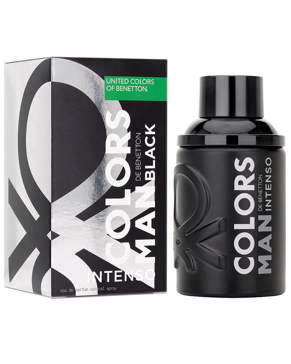 Perfume Benetton Colors Man Black Intenso EDP 60ml Original 