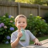 Botella con Sorbito Silicona Kikkaboo Verde