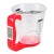 Taza Medidora Graduada 600ml + Balanza + Termometro 3 en 1 Variante Color Rojo