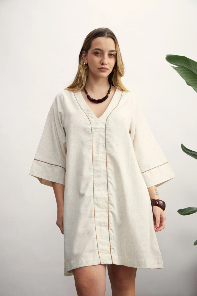 Vestido Vico - Beige 