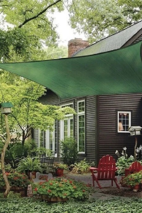 Toldo Vela Oxford Impermeable 100% 3x3 Verde
