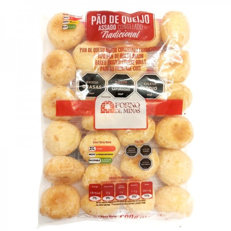 Pan de queso Congelados Cocido Forno de Minas - 500 g Pan de queso Congelados Cocido Forno de Minas - 500 g