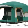Carpa Estructural Reforzada 4-6 Personas Verde