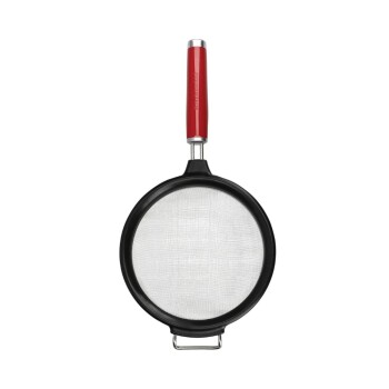 Colador de Malla Acero Inoxidable Rojo 17,5 cm | KitchenAid KAG161 Colador de Malla Acero Inoxidable Rojo 17,5 cm | KitchenAid KAG161