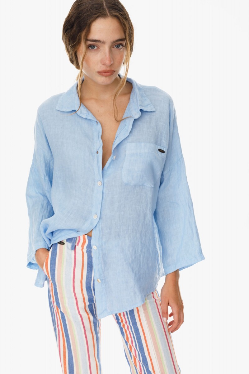 Camisa Alamo - Celeste 