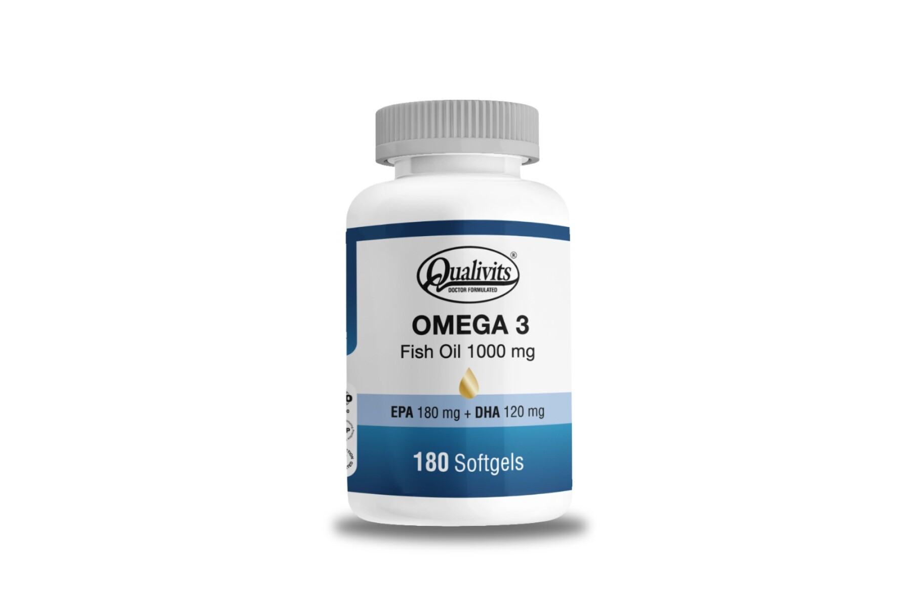 Qualivits Omega 3 180 Cápsulas Blandas – Salud Cardiovascular y Cerebral