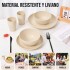 Juego De Vajilla Trigo Set Completo de 32 Piezas Moderno Imback Color Beige Juego De Vajilla Trigo Set Completo de 32 Piezas Moderno Imback Color Beige