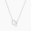 Cadena con dije de corazón en plata 925 y circonias Cadena Con Dije De Corazón En Plata 925 Y Circonias