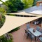 Set x2 Lona vela triangular poliester impermeable 3,6 mts BEIGE