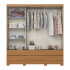 Ropero Henn Flex BE427 3 Puertas Cinamomo Off White Ropero Henn Flex BE427 3 Puertas Cinamomo Off White