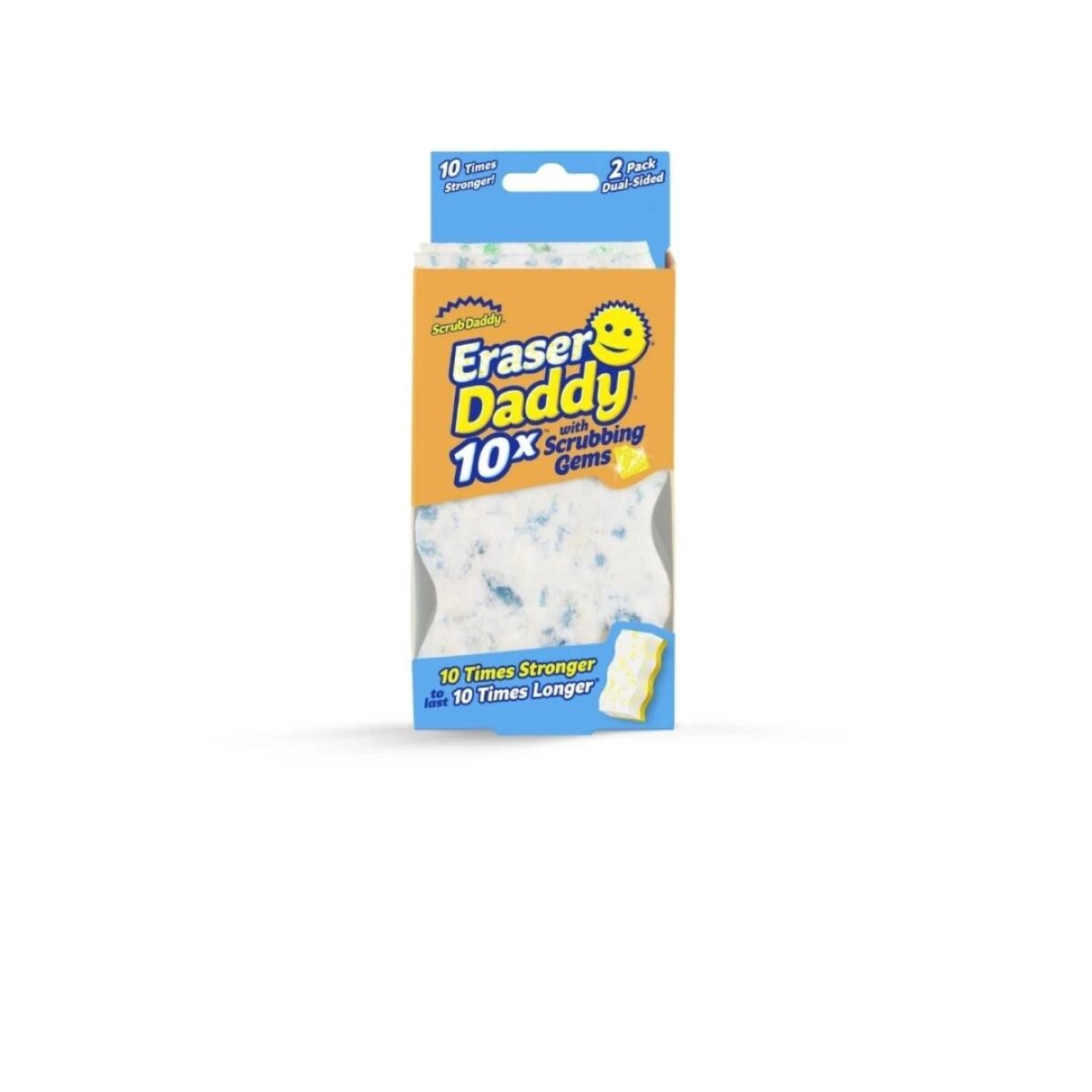 SET X2 ESPONJA CON BORRADOR ERASER DADDY COLORES SURTIDOS 