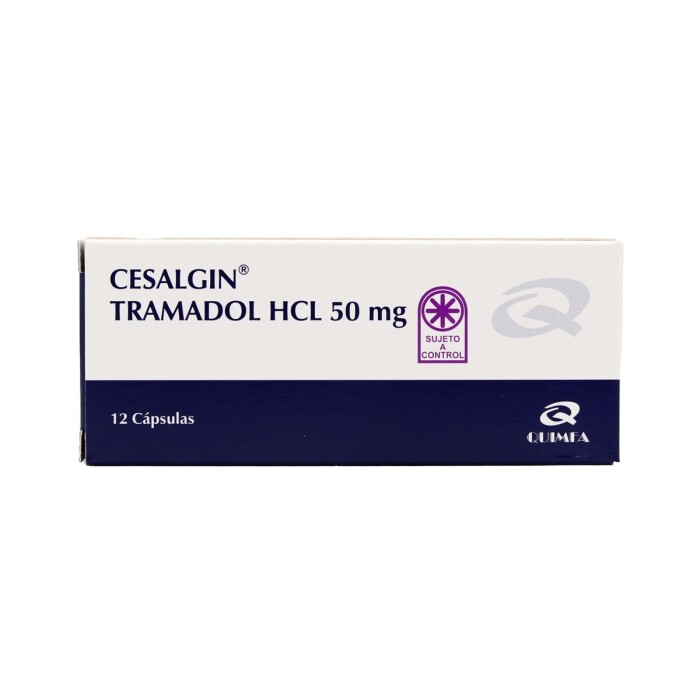 CESALGIN 50 MG CJ X 12 CÁPS. única
