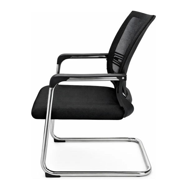 Silla Oficina Escritorio Atencion Mesh Cromada SILLA OFICINA MESH CHAIR BRAZO RECTO