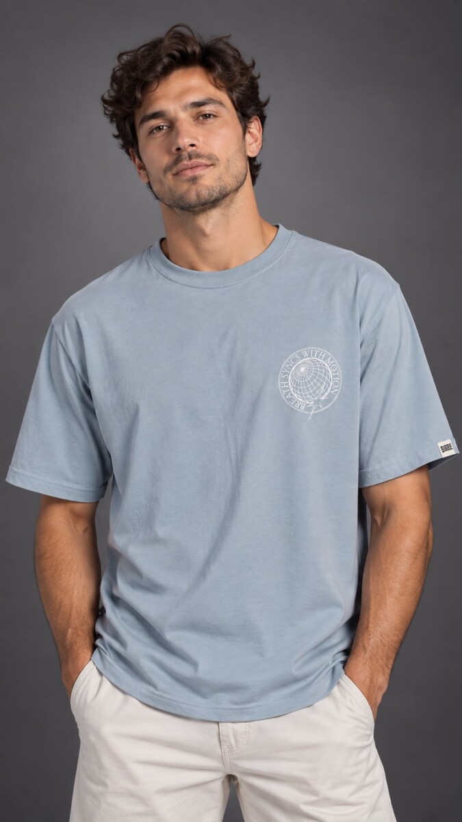 T-SHIRT N.SAILS 10607 - CELESTE 