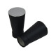 Barrote cortina metal Jade 2m + 2 soportes NEGRO