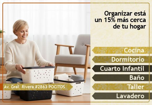 Organizadores 15% Menos