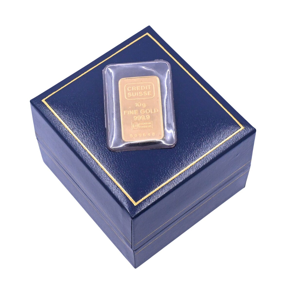 Lingote de oro fino Credit Suisse 10 gr 