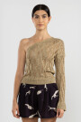LARA KNIT TOP Gold