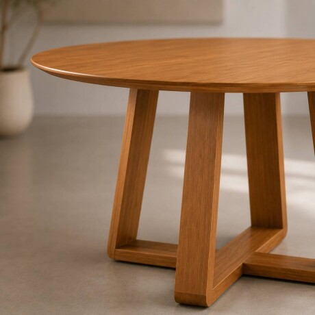 Mesa de Comedor Wood - Redonda - 100 Canela