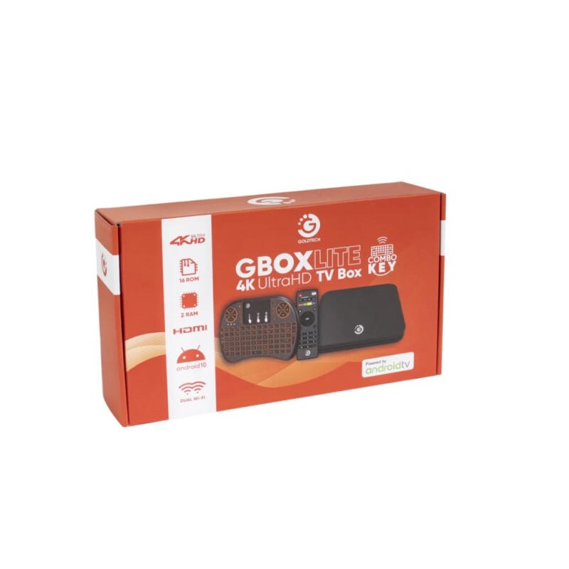 TV BOX GOLDTECH 2/16 LITE KEY C/TECLADO TV BOX GOLDTECH 2/16 LITE KEY C/TECLADO