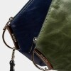 Porta Cosméticos Katy En Cuero Liso Verde
