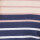 REMERA RAYADA DE ALGODÓN Azul