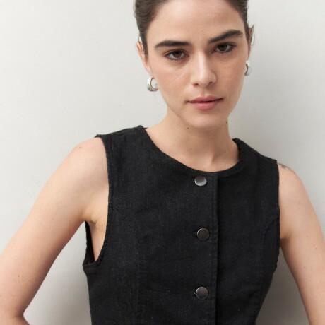 CHALECO ROMAN Negro