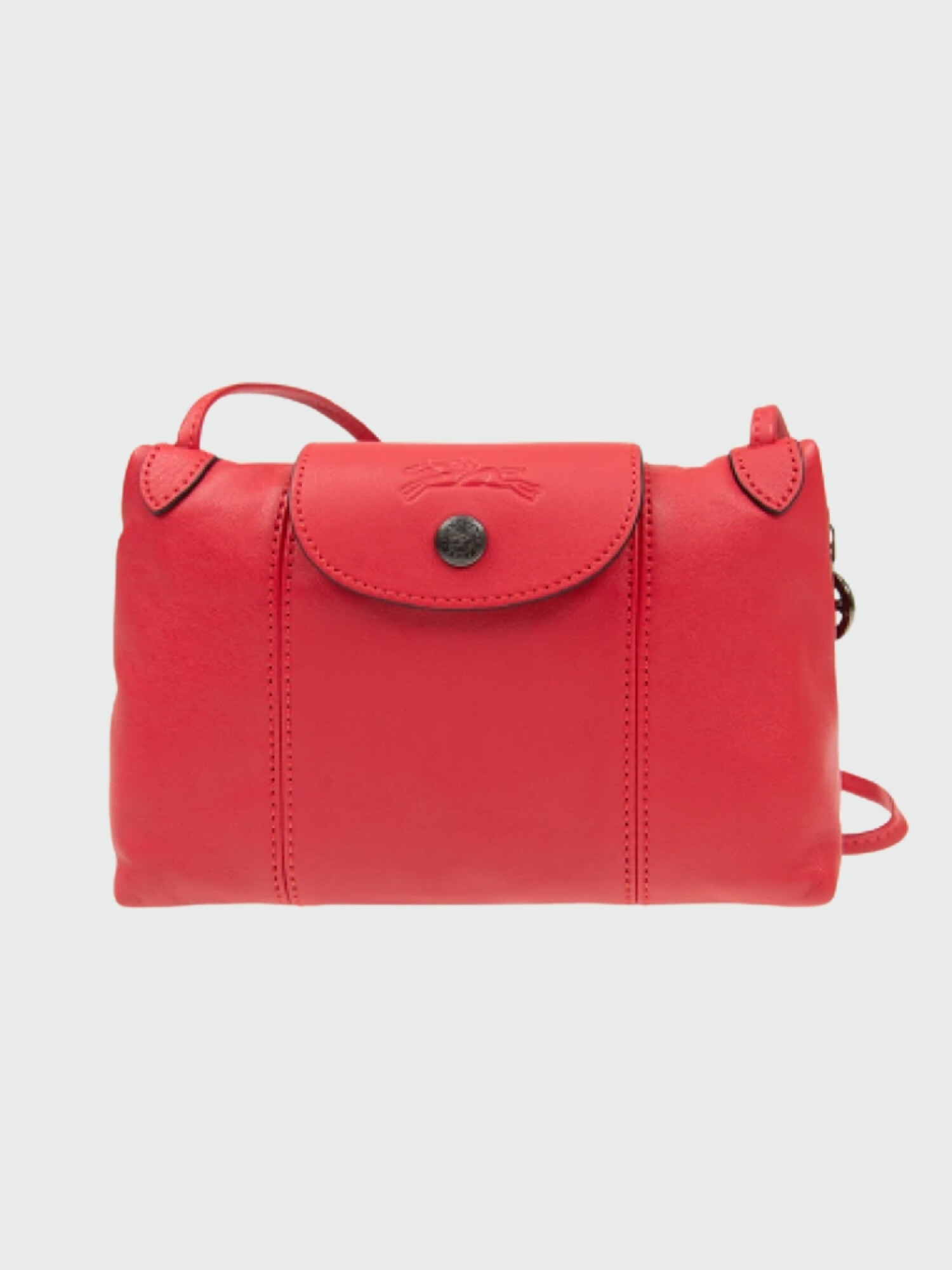 Longchamp -Cartera pequeña de cuero, Le pliage Cuir — Fifth Av