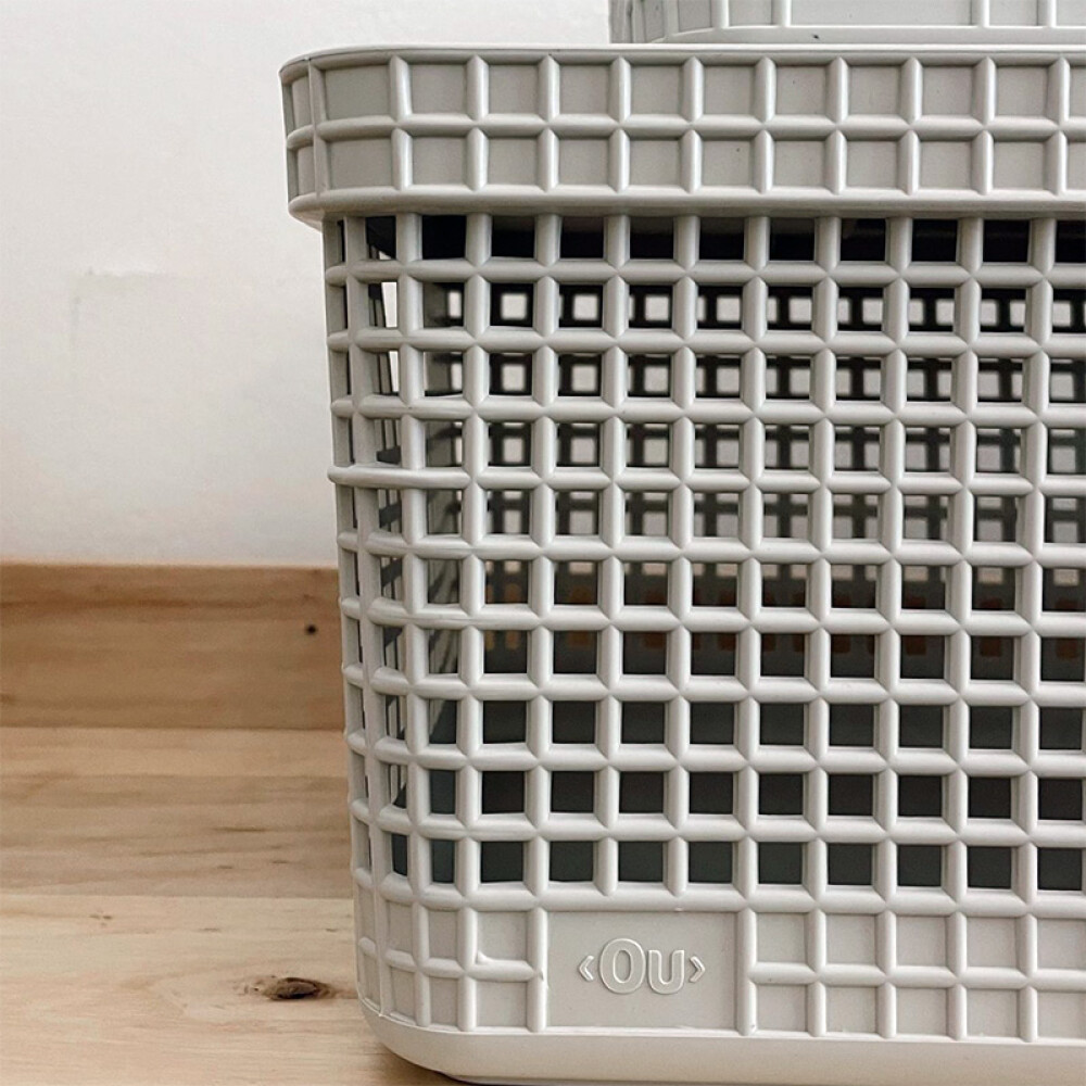 Organizador Rejilla M l Tapa Plástico Blanco