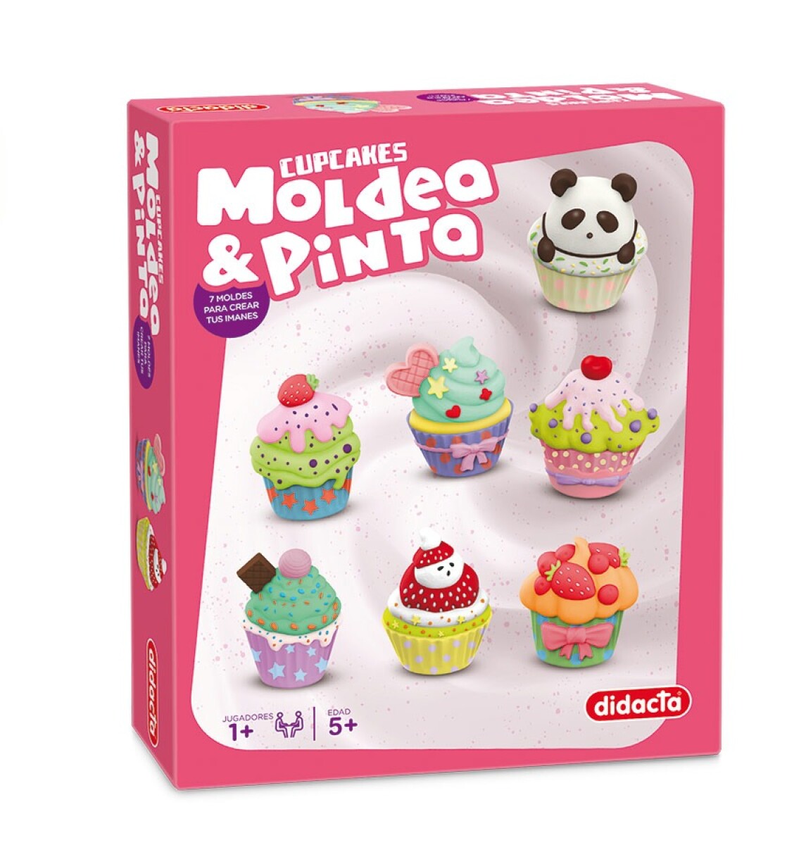 Modela y pinta cupcakes 