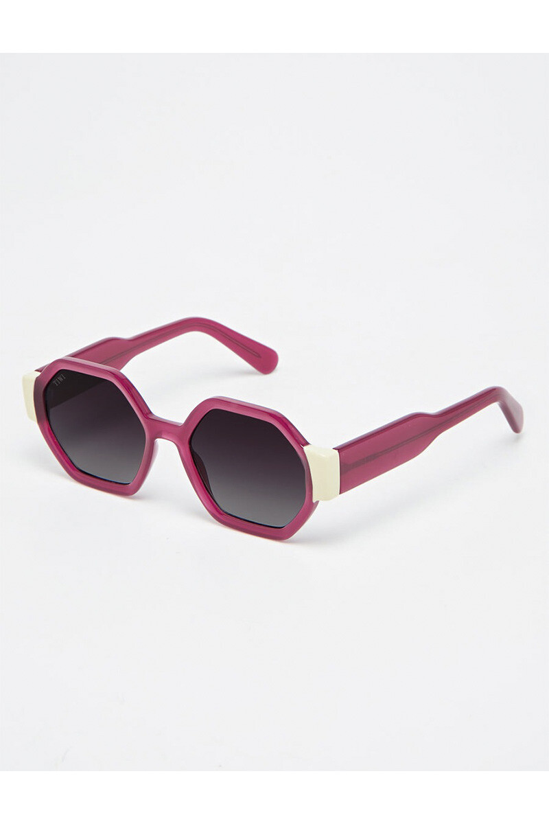 Lentes Tiwi Valette Shiny Bicolor Cherry/beige With Burgundy Grad