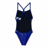 Malla De Entrenamiento Para Mujer Arena Women's Uruguay Swimsuit Lightech High Azul Marino