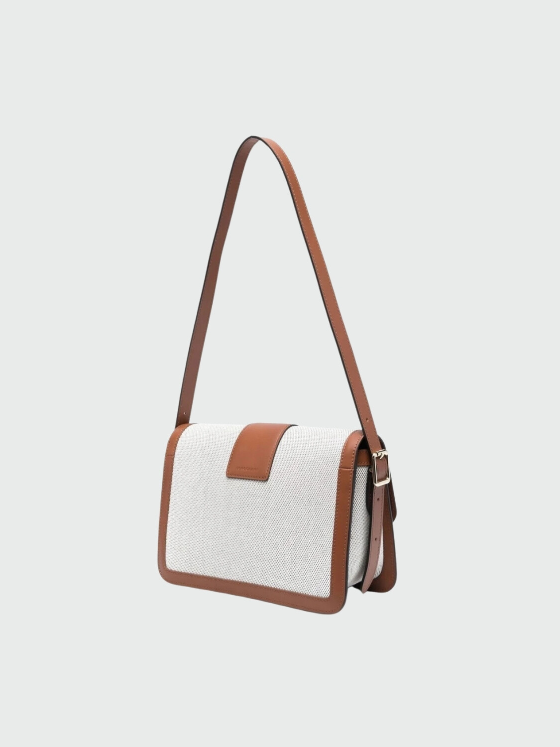 Longchamp -Cartera de cuero con solapa, Box-trot Marrón