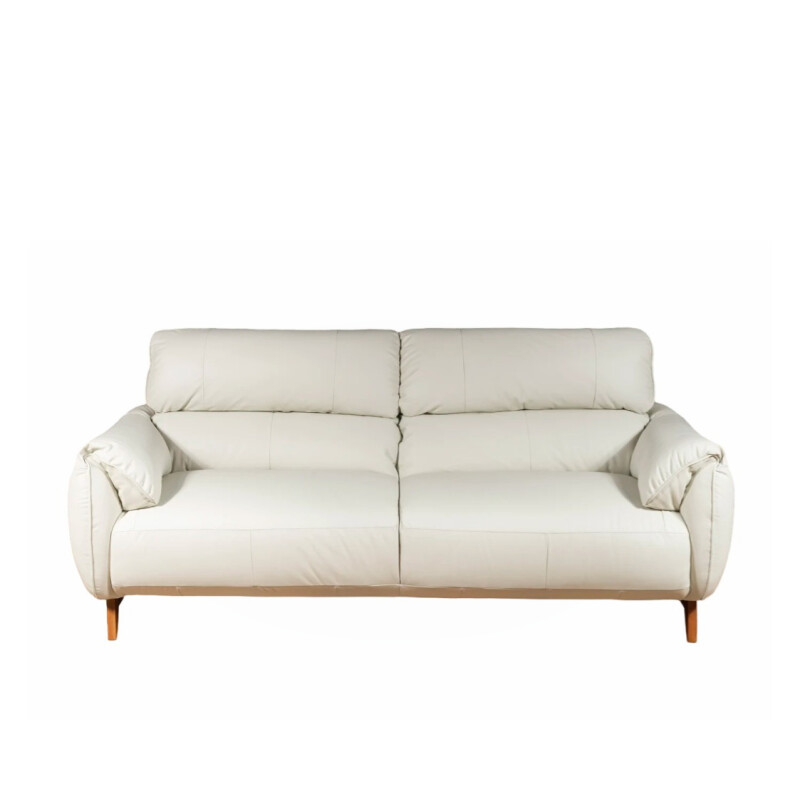 SOFA 3 CUERPOS - 100% CUERO - MODELO PUERTO - COLOR PERLA SOFA 3 CUERPOS - 100% CUERO - MODELO PUERTO - COLOR PERLA