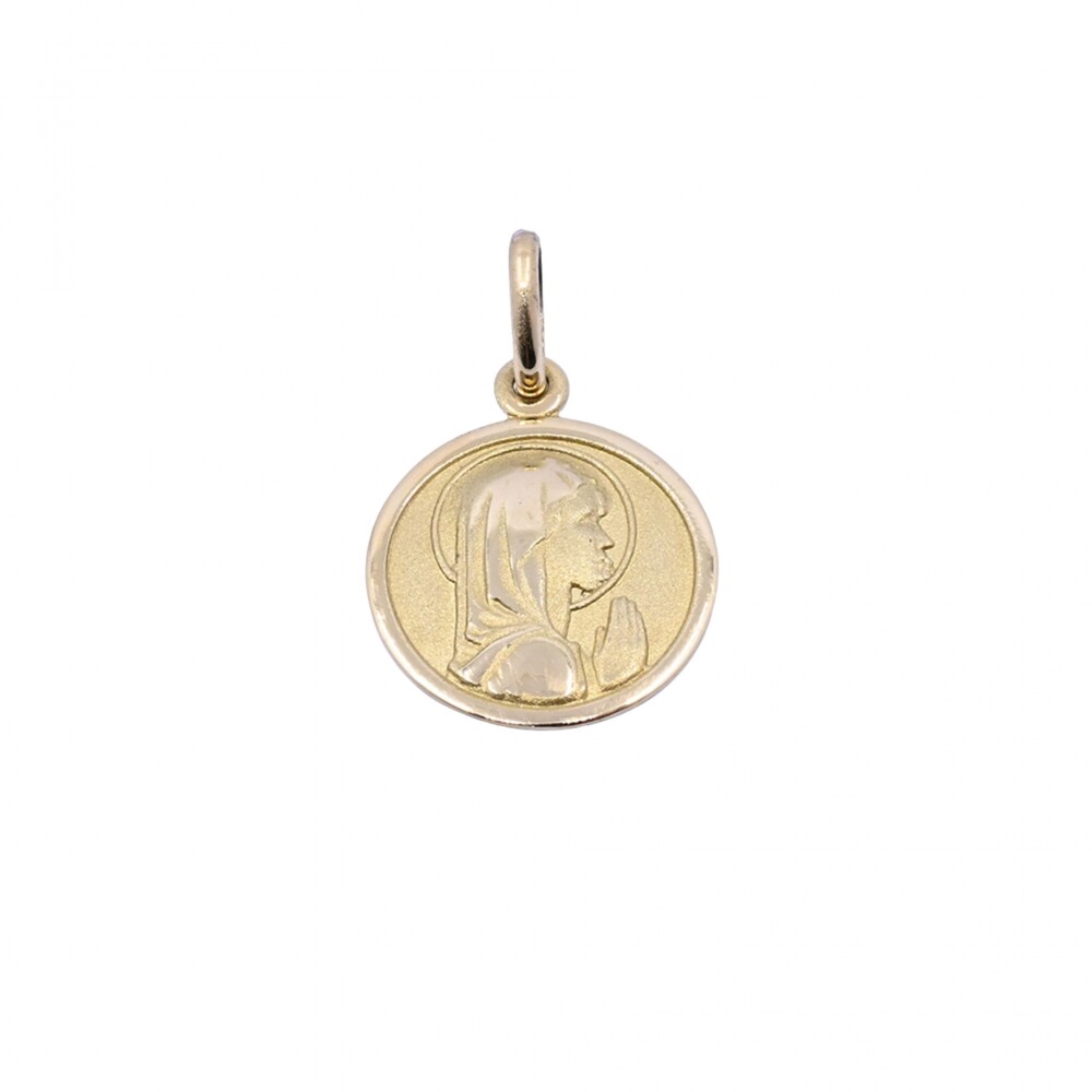 Medalla oro 18k virgen niña. Medalla oro 18k virgen niña.