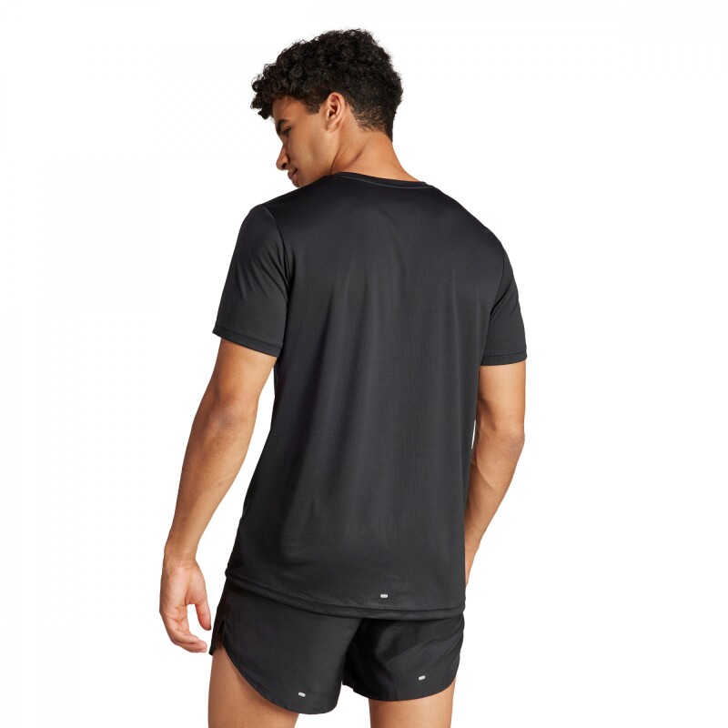 Camiseta Run It Tee de Hombre Negro