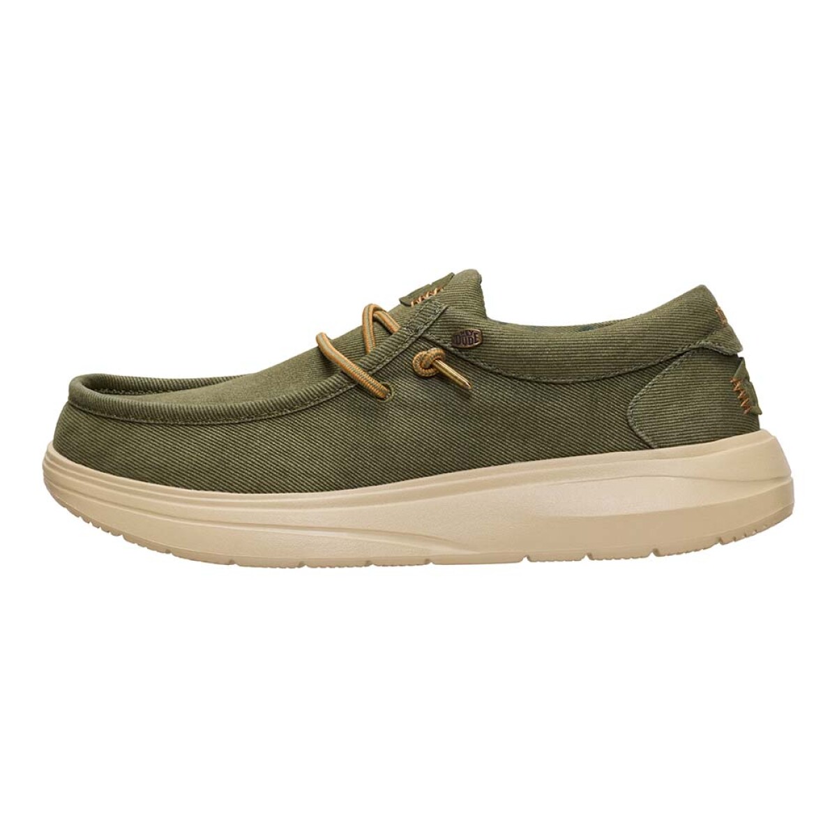 Wally COMF Worn Twill Hombre - Burnt Olive/boulder Tan 