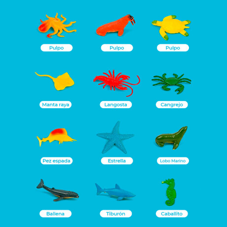 Juego De Arte Educativo Para Pintar Moldes Animales Animales Marinos