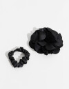 Skunzies Flores Set De Gomitas Con Flor - Negro