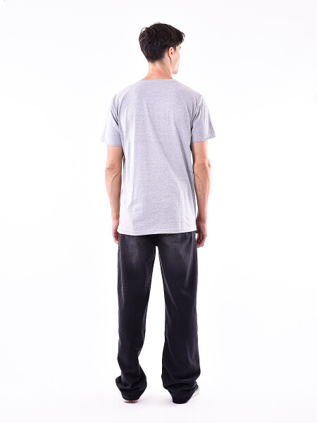 REMERA URBAN GRIS MELANGE M