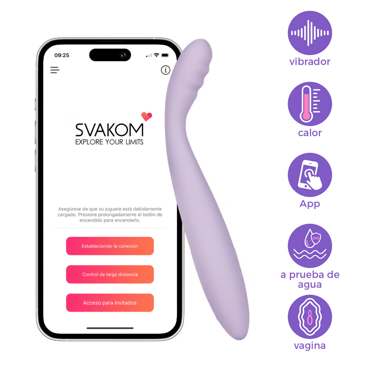 Vibrador de Punto G Con Temperatura Cici 2 