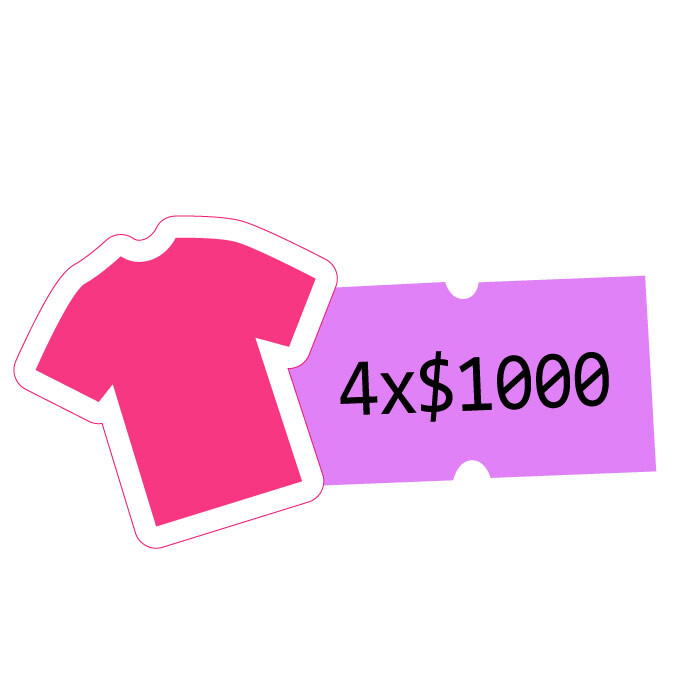 4x$1000