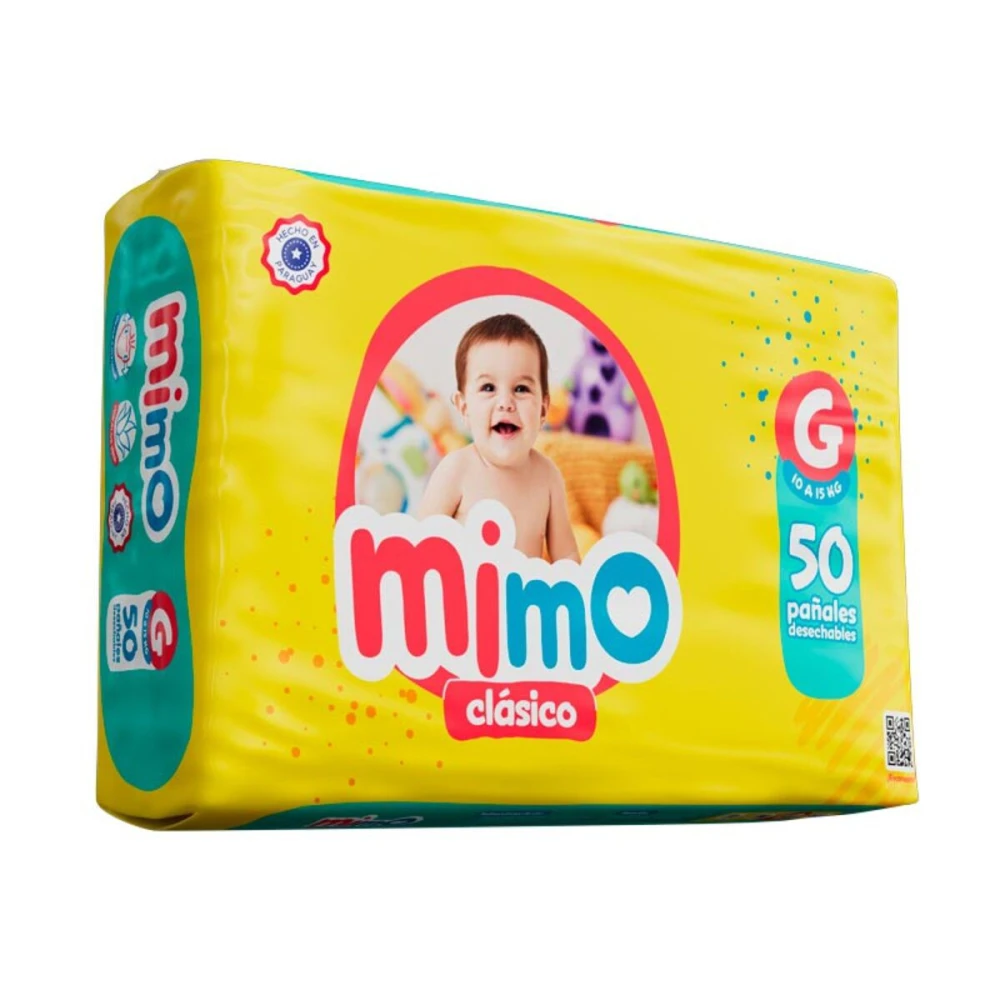 MIMO PAÑAL CLASICO X 50 UNI
