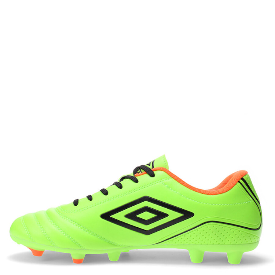 Championes de Fútbol 11 Hombre Umbro Classico III HG Verde - Negro - Anaranjado